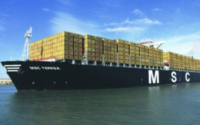 MSC’s giant newbuild break into the 23,000 teu territory